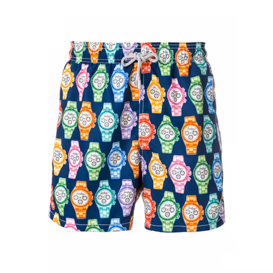 Pantaloncini da spiaggia colorati a sublimazione per costumi da bagno dal design accattivante OEM MOQ basso